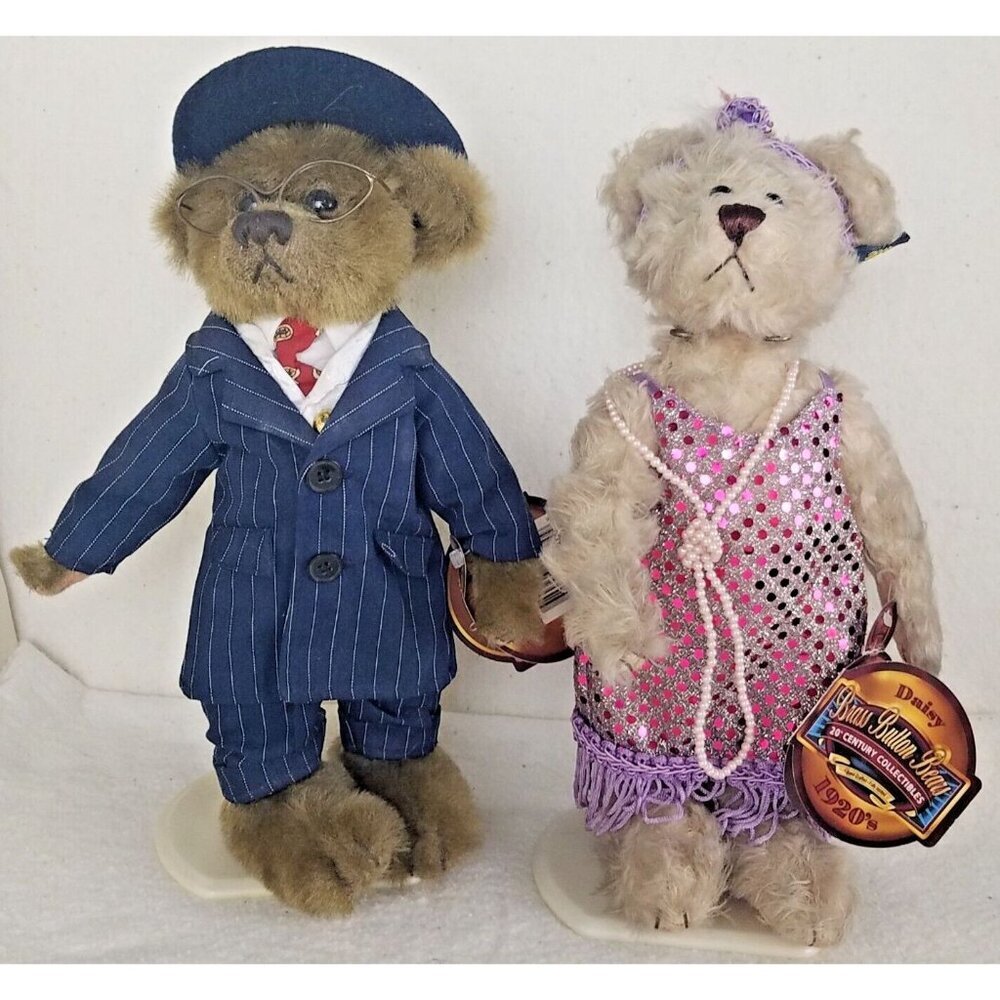 Brass Button Bears Baxter Daisy 12"‎ Plush 1900s new with Tags Pickford Bears